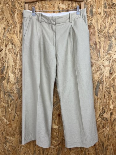 Široké kalhoty H&M s podílem lnu a viskozy