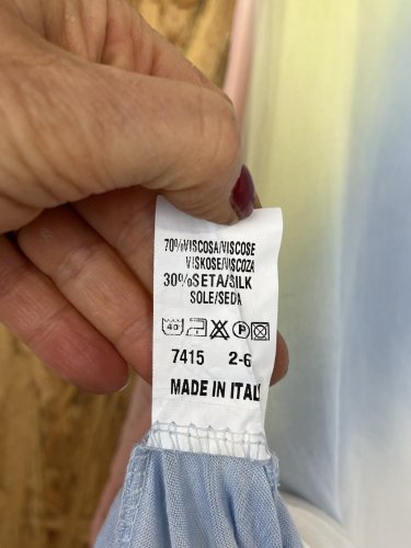 Tunika Made in Italy 70 % viskoza 30 % hedvábí