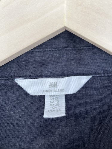 Oversize košile H&M 55 % len 45 % bavlna