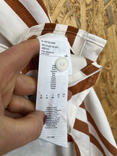 Košilové šaty Comma, 89 % viskoza