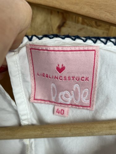 Bavlněná tunika Lieblingsstück 100 % bavlna