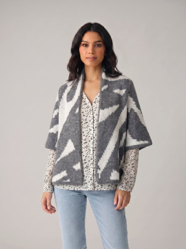 Vlněná vesta OSKA  50 % merino vlna 25 % alpaka