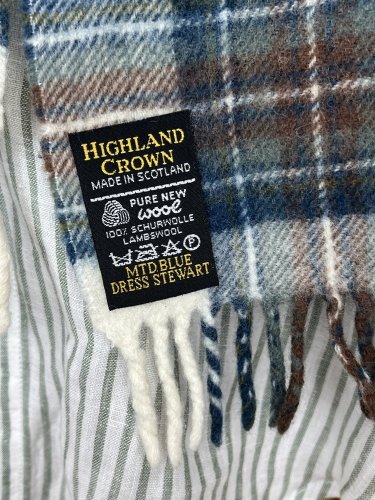 Šál Highland Crown 100 % vlna