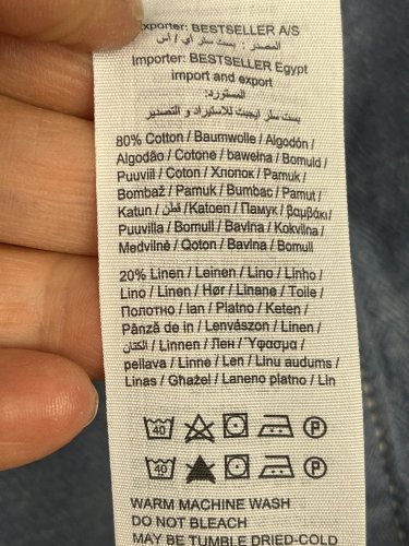 Pánská košile Jack&Jones 80 % bavlna 20 % len