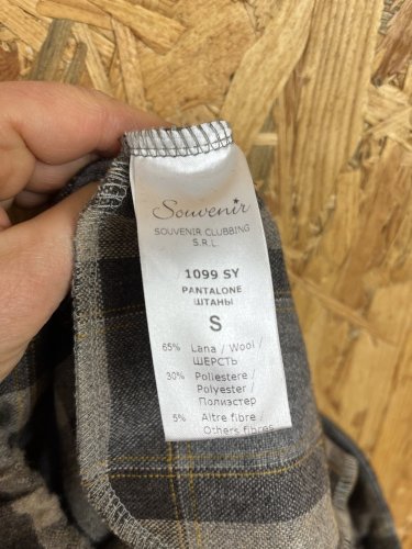 Vlněné kalhoty Souvenir 65 % vlna