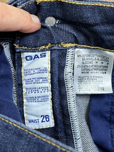 Zánovní džíny GAS 98 % bavlna