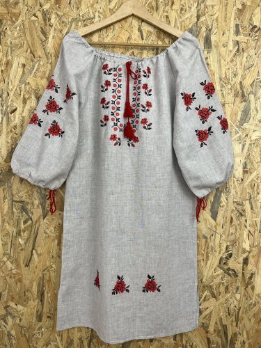 Přírodní šaty Made in Italy s podílem bavlny a lnu