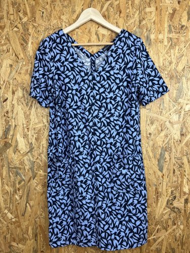 Lněné šaty Marks&Spencer 55 % len 45 % viskoza