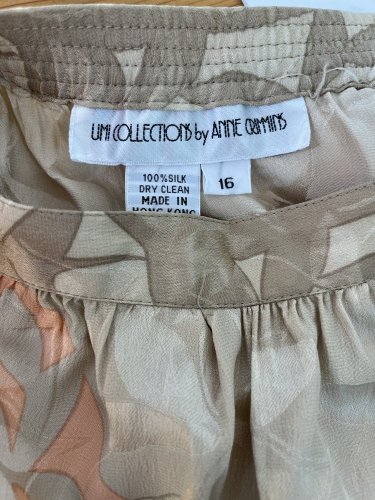 Hedvádbná sukně Anne Crimmins 100 % hedvábí