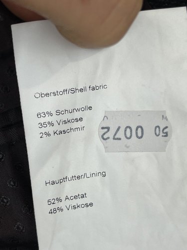 Pánské sako Carl Gross 63 % vlna 2 % kašmír