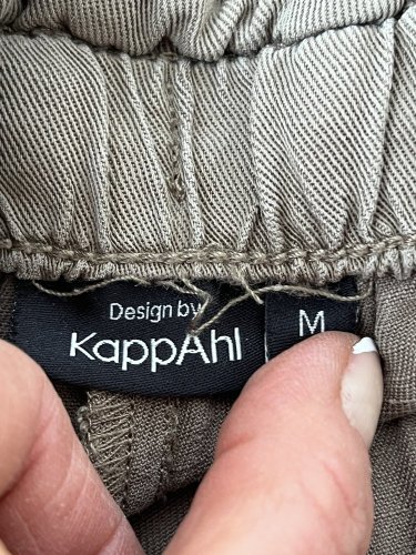 Široké kalhoty KappAhl 53 % lyocel 47 % len