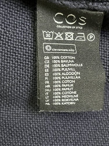 Námořní bavlněný svetr COS 100 % bavlna