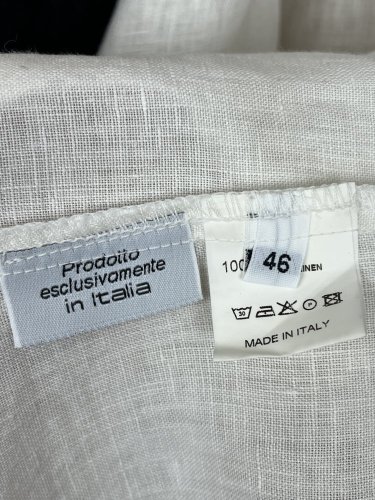 Lněné kimono Made in Italy 100 % len