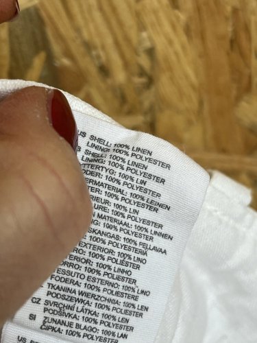 Lněná sukně H&M 100 % len