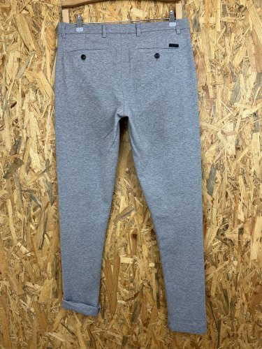 Pánské kalhoty Solid 70 % polyester 25 % viskoza