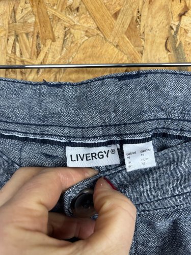 Pánské oversize kalhoty Livergy 55 % len 45 % bavlna