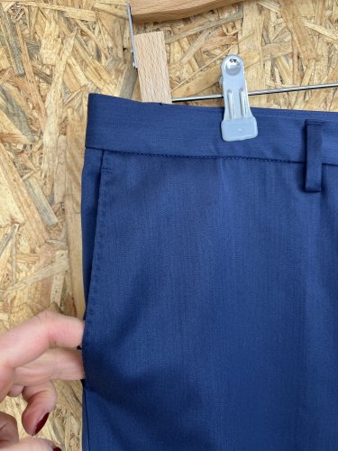 Pánské kalhoty Hugo Boss 78 % vlna