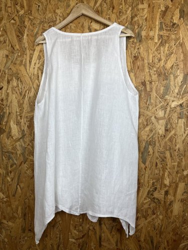 Lněné šaty Made in Italy 100 % len