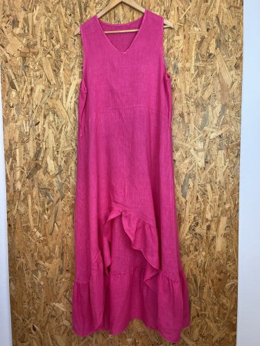 Oversize šaty Made in Italy 100 % len