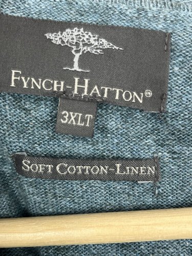 Pánský svetr Fynch - Hatton 55 % bavlna 45 % len
