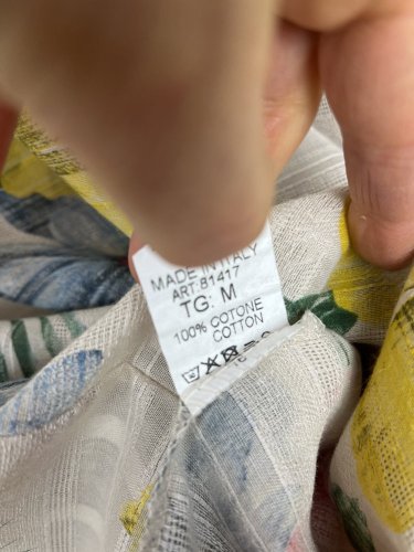 Bavlněná tunika Made in Italy 100 % bavlna