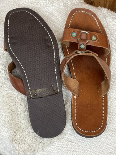 Kožené pantofle Handmade 100 % kůže