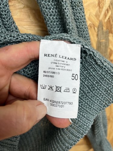 Pánský svetr René Lezard 100 % len
