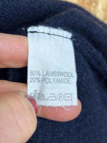Námořní svetr Altimod basics 80 % vlna