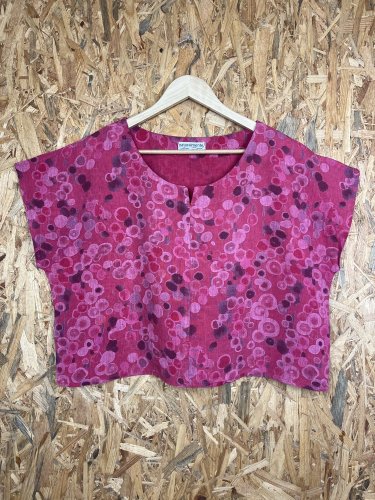 Crop tunika Naturalmente 100 % len