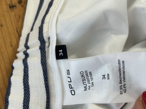 Nadčasové kalhoty OPUS 57,5 % bavlna 43,5 % viskoza