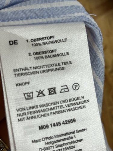 Košile Marc O`Polo 100 % bavlna