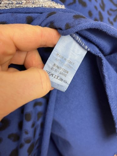 Oversize tunika Made in Italy 95 % bavlna