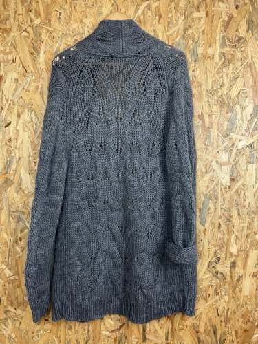 Prodloužený kardigan Vanilia 20 % vlna 10 % alpaka