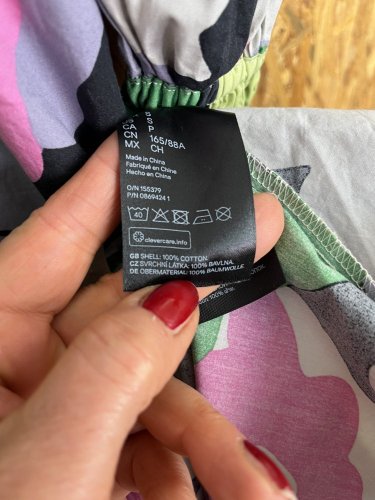 Bavlněné šaty H&M 100 % bavlna