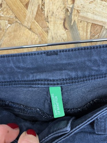 Skinny džíny Benetton 70 % bavlna