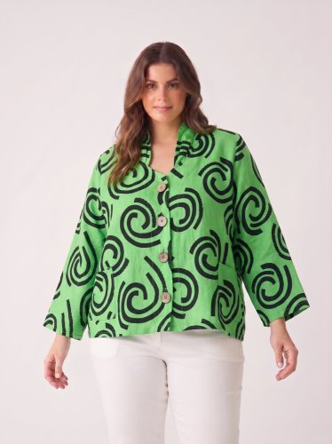 Oversize košile Made in Italy 100 % len