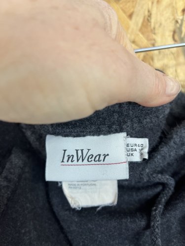 Vlněná sukně InWear 75 % vlna