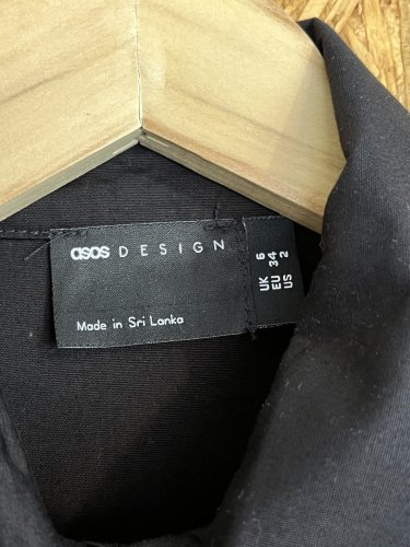 Košilové šaty ASOS 100 % bavlna