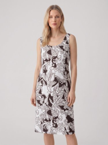 Lněné šaty Gerry Weber 100 % len