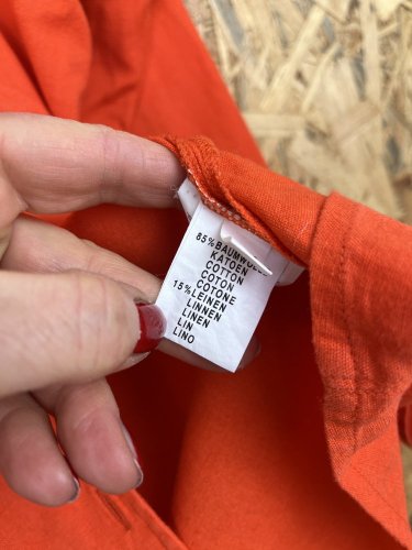 Oversize košile Alba Moda 85 % bavlna 15 % len