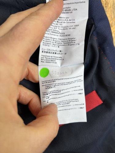 Námořní sako Hugo Boss 100 % vlna