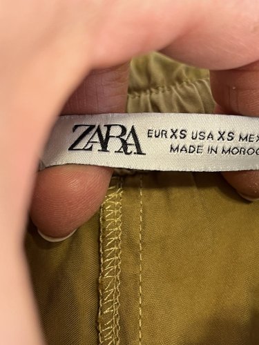 Široké kalhoty ZARA 66 % lyocel 34 % viskoza