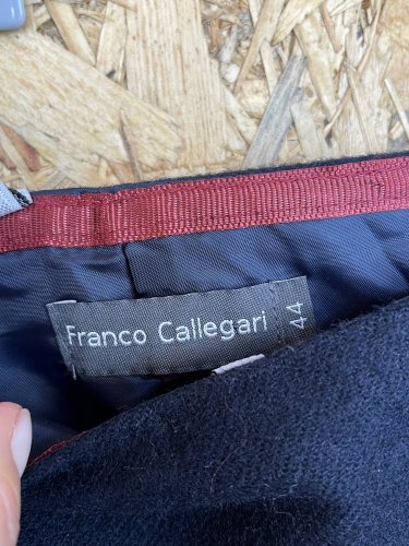 Námořní sukně Franco Callegari 25 % vlna