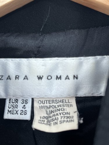 Extravagantní sako ZARA 100 % polyester