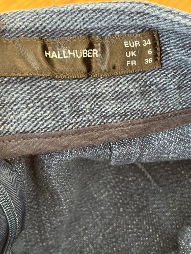 Riflová sukně HALLHUBER 100 % bavlna