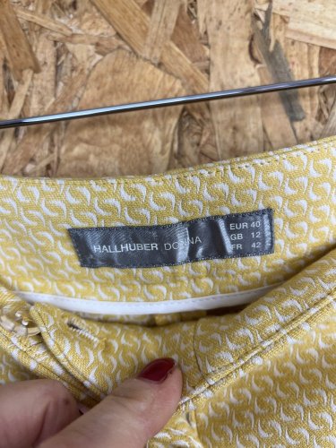 Široké kalhoty HALLHUBER 62 % polyester