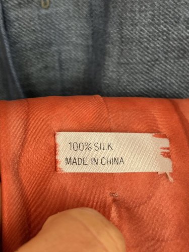 Hedvábná kravata Made in China 100 % hedvábí