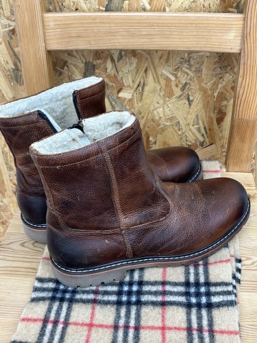 Pánské kožené boty Made in Albania 100 % kůže a 100 % beran