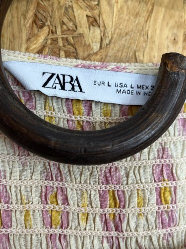 Oversize šaty ZARA 41 % viskoza 28 % bavlna