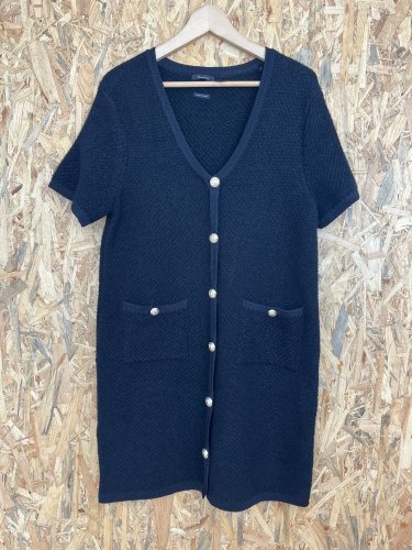 Zateplené šaty Massimo Dutti 42 % bavlna